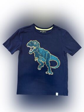 Boys Tommy Bahama T-Rex T-Shirt Size Medium 7/8 Dinosaur Casual Jurassic